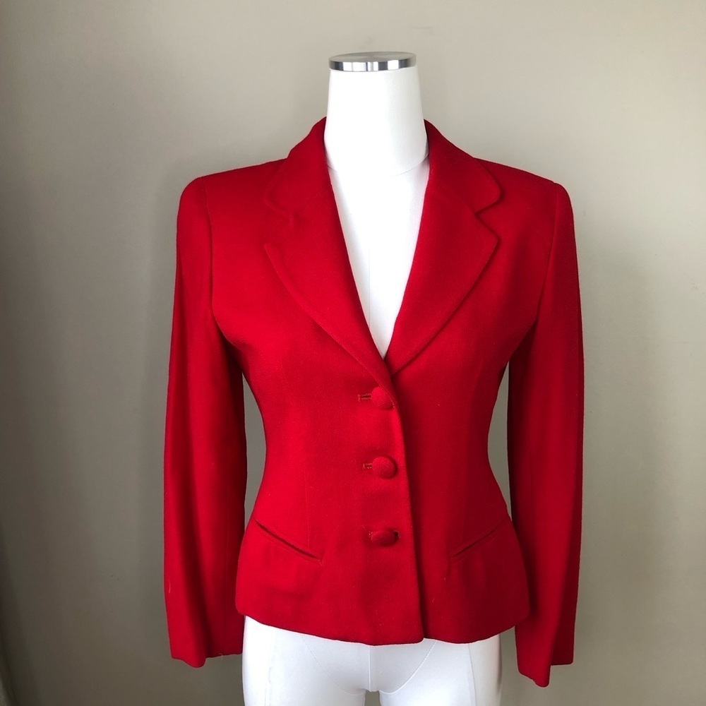 Vintage Red Blazer